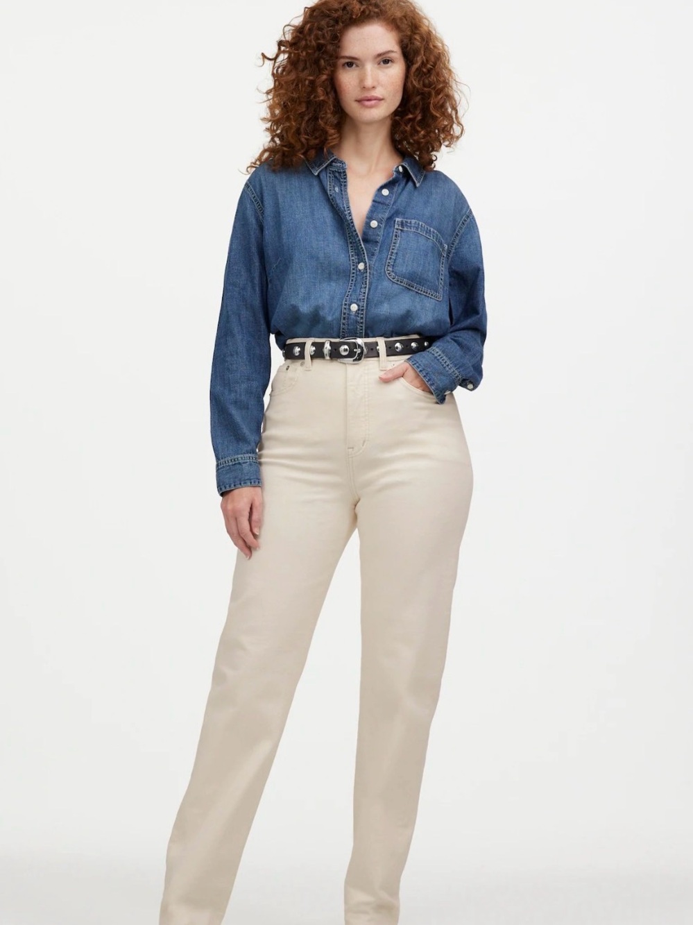 Madewell Curvy 90s Straight Leg Jeans View 3